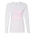 thumbnail image 2 of Wild Bobby, Strong as a Mother Mother's Day Womens Graphic Long Sleeve Tee, White, X-Large, 2 of 6