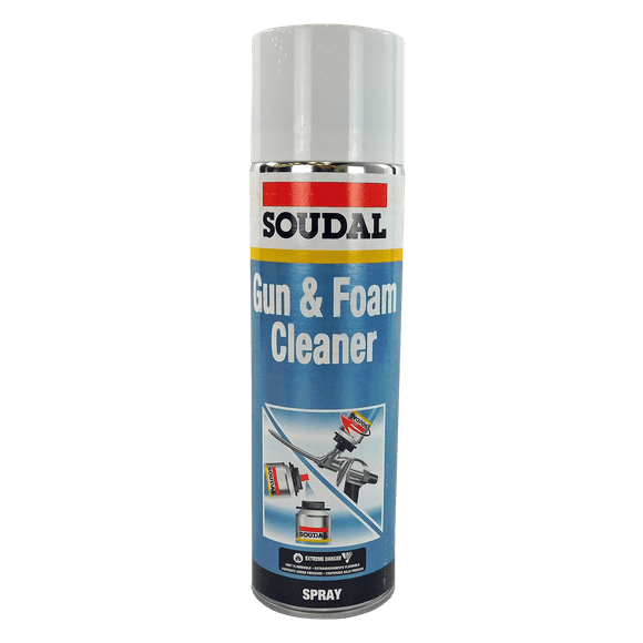 AP Foam Sealant Cleaner 001-9901 SOUDAL; Use To Clean Uncured Polyurethane Foam And Applicator Gun; For Use On All SoudaFoam Products; 12 Ounce Aersol Can; Single; With Attachable Spray Nozzle