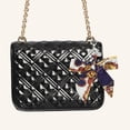 thumbnail image 2 of Unique Bargains 1 Pc Fashion Bow-knot Scarf Bag Charm Bag Accessories Blue, 2 of 5