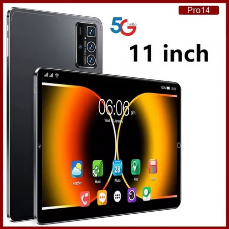 2024 Tablet 11 Inch Android 13 8GB 256GB Dual SIM 10 Core Bluetooth 5G Network