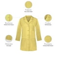 thumbnail image 3 of Panda Uniform Medical Lab Wear for Women, Doctor Coat, M, Yellow, 3 of 8