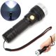 thumbnail image 3 of Lampe de poche linterna LED portátil con carga USB linterna de mano súper brillante impermeable para emergencia Camping senderismo, 3 of 5