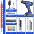 thumbnail image 5 of PULITUO 20V Cordless Drill Set, Power Drill with Battery, 30Nm Torque, 2-Speed, 59pcs Bits & Screws, 5 of 7