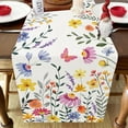 thumbnail image 4 of Spring Floral Table Runner, Colorful Flowers Farmhouse Home Kitchen Dining Table Decoration, 13 x 72 Inch, 4 of 6