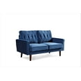 thumbnail image 5 of US PRIDE FURNITURE Tufted Cushion Back 57.5 Wide Loveseat-Dark Blue, 5 of 5