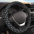 thumbnail image 5 of Susaid Dinosaur Astronaut Print Elastic Car Steering Wheel Cover, 15 Inches Breathable Vehicle Steer Wheel Protector, Universal for SUV, Truck, 5 of 6