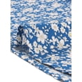 thumbnail image 7 of DARING DIVA Fall Long Sleeve Midi Floral Boho Dress S Blue, 7 of 7