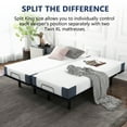 Smiaoer Adjustable Bed Base Frame Smart Electric Beds Foundation Twin