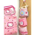 thumbnail image 2 of Sanrio Hello Kitty Hanging Storage Bag – Pink Fabric Wall Pouch Organizer for Girls Dorm Room, 2 of 4