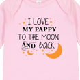 thumbnail image 4 of Inktastic I Love My Pappy to the Moon and Back Boys or Girls Long Sleeve Baby Bodysuit, 4 of 5