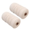 thumbnail image 2 of 2mm x 200m Macrame Cotton Cord for Wall Hanging （Two pack）, 2 of 7