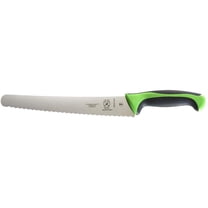 Mercer Culinary M23210GR Bread Knife, 10-Inch Wavy Edge Wide, Green