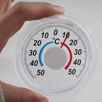 OATIPHO 2Pcs Indoor Hanging Thermometer Wooden Double Row Fahrenheit Celsius Display