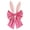 Pink, variant on Pekkaxy Easter Wreath Bow with Bunny Ears, Rustic Buffalo Plaid Decorative Bow for Front Door Wall Cabinet Spring Easter Party Decor