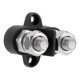 thumbnail image 4 of M10 3/8in Power Distribution Terminal Block Dual Isolated Stud for Car Trailer Boat DC 48VBlack, 4 of 5