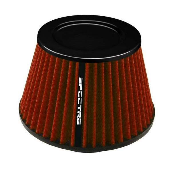 Spectre Universal ClampOn Air Filter High Performance, Washable Filter Round Tapered; 4 in