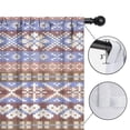 thumbnail image 4 of Blackout Kids Curtains,Boho Blue Knitted Ethnic Pattern Childrens Insulated Curtains Set Of 2,Bedroom Essentials,Toddler Room Decor 42x84in(106x213cm), 4 of 5