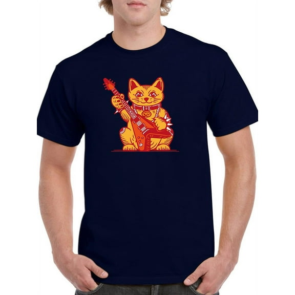 Rock Cat Men T-Shirt, Male 3X-Large
