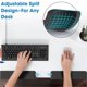 thumbnail image 5 of Reposamanos para Teclado y Almohadilla para en Forma L,Cómodo Soporte para Trabajar Desde Casa,Configurar una Computadora Portátil y Jugar en el Laboratorio de Computadoras., 5 of 5