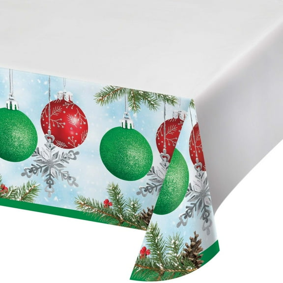 Classical Christmas  Paper Tablecloth