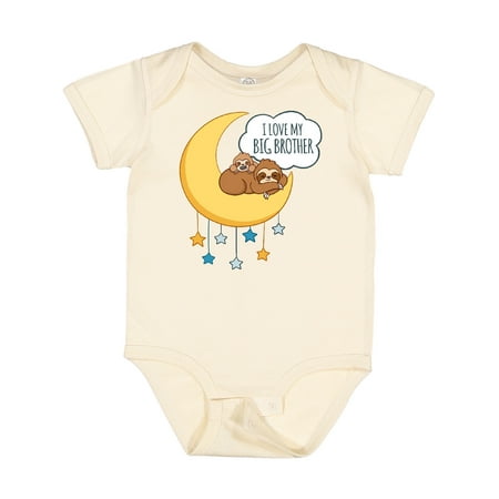 

Inktastic I Love My Big Brother Gift Baby Boy or Baby Girl Bodysuit