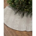 thumbnail image 5 of Boho Beige Stripes Christmas Tree Skirt 36 Inches Large Christmas Skirt Tree, Modern Bohemian Art Texture Tree Skirt Christmas Decorations for Fireplace Party Holidays Indoor Outdoor, 5 of 7