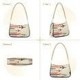thumbnail image 7 of FORMRS Womens Shoulder Bag with Chain Strap Clutch Purse Cute Tote Handbag, Flying Planes, 7 of 7