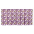 thumbnail image 5 of Bimba Purple Floral & Leaves Bird Bird Printed Pure Silk Scarf Neck Wrap Summer Hair Bandanas For Women 40 x 80 Inches, 5 of 6
