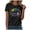 Black, variant on HCNTES Mardi Gras Shirt for Women It's Mardi Gras Yall Shirts Funny Carnival Outfit Tshirts New Orleans Party V Neck Tee Tops(Size:S)