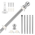 thumbnail image 3 of Flag Pole Kit White 1Set Homeowners Event Organizers Aluminum Alloy, 3 of 5
