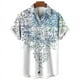 thumbnail image 3 of Camisa hawaiana con estampado 3D de saxofón musical para hombre, camisetas de manga corta con partituras musicales y guitarra, camisetas casuales de moda estilo Harajuku, 3 of 5
