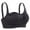 Black, variant on Women's Maternity Pregnancy Seamless Breastfeeding Bras No Underwire