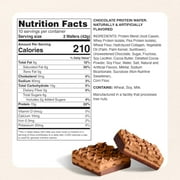 Myprotein Protein Wafers, Chocolate, High Protein Bars 15g, 10 Pack