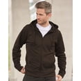 thumbnail image 4 of Jerzees Hood Sweatshirt PF93MR Unisex Adult 6 oz. Sport Tech Fleece Full-Zip Hood, 4 of 5