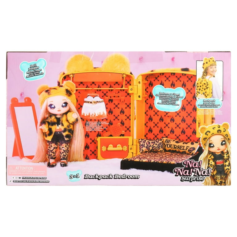 Na! Na! Na! Surprise 3-In-1 Jaguar Backpack Bedroom Playset with
