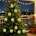 thumbnail image 5 of 2026 Christmas Indoor Home Decor Christmas Ornaments Faux Ball Hanging Decorations With Santa Snowman Mini Cute Baubles For Christmas Tree Wreath Home, 5 of 6