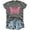 Grey, variant on Womens Basic T Shirt Crew Neck Butterfly Ribbon Print Casual Short Sleeve Summer Fashion Tee Workout Shirts Tops