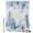 Blue, White, variant on Sage Green Christmas Shower Curtains for Bathroom, Xmas Tree Snowflake Elk Winter Waterproof Fabric Shower Curtain, Decorative Bathroom Curtain for Bathtub, 36"x72", No Hooks Included