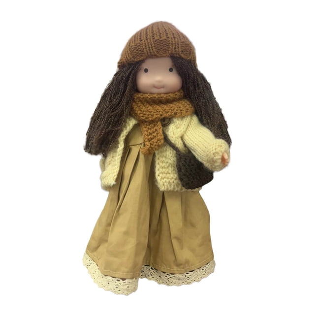 Xihbxyly Artículos En Liquidación Muñeca de Esmalte para Bebé, Mini Muñeca Navideña para Pulgar (Concaja de Regalo)