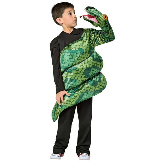 Rasta Imposta Kids' Child's Anaconda Snake Costume - Size 7-10