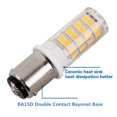 thumbnail image 5 of Bombilla LED HRYSPN D013 BA15D 5W 110V Blanco Calido 3000K Pack 4 unidades, 5 of 5