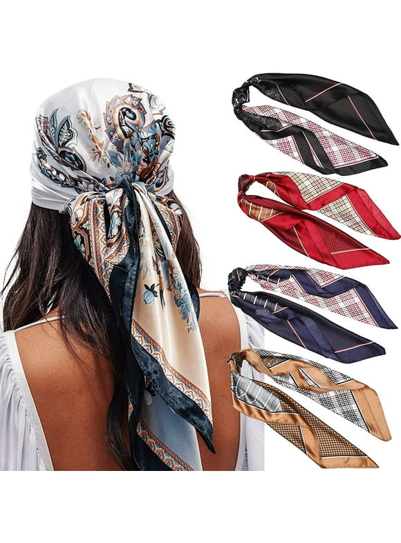 Silk Head Scarf Sleeping