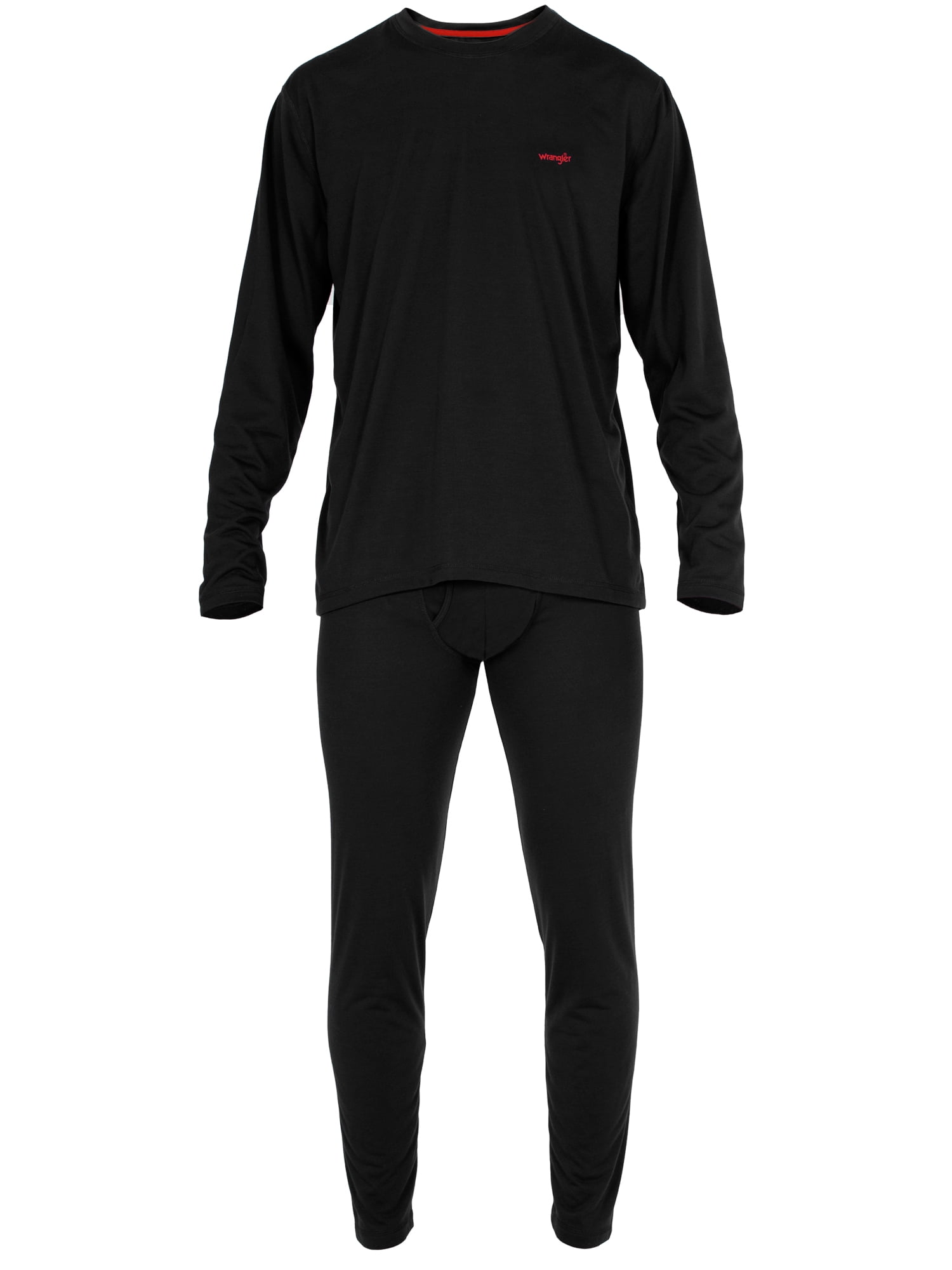 Wrangler Men’s Thermal Underwear 2 Piece Set, Men’s Long Johns Shirt