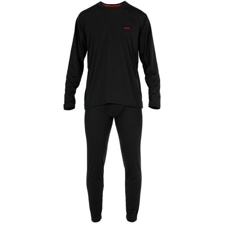 Wrangler Men’s Thermal Underwear 2 Piece Set, Men’s Long Johns Shirt and Pants, Sizes M-XL