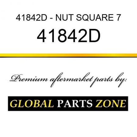 

41842D - NUT SQUARE 7/8 fits Caterpillar (CAT)