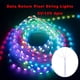thumbnail image 2 of Cadena de luces LED de píxeles con direccionamiento individual, 12 V, 4 pines, retorno de datos, WS2811 WS2812B, RGB, a todo color, para cortina de luz DIY, 2 of 5