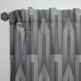thumbnail image 3 of Designart 'Mimimal Monochrome Design III' Mid-Century Modern Curtain Panel, 3 of 5