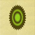 thumbnail image 1 of Ahgly Company Machine Washable Indoor Square Transitional Dark Golden Rod Brown Area Rugs, 7' Square, 1 of 7