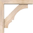thumbnail image 3 of Ekena Millwork 5 1/2"W x 30"D x 30"H Balboa Block Smooth Bracket w/ Offset Brace, Douglas Fir, 3 of 25
