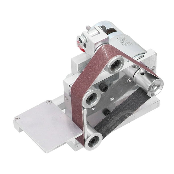 Máquina De Bandas De Lijado Para Bricolaje, Pulidora, Mini Lijadora De Banda Eléctrica De 4500 RPM, Amoladora Afiladora Con Regulador Para Pulido De Para Carpintería Para